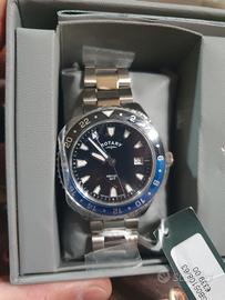  Rotary henley GMT orologio uomo 