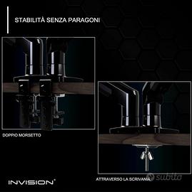 Invision Supporto Monitor Braccio 19-32" MX400