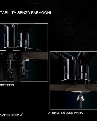 Invision Supporto Monitor Braccio 19-32" MX400