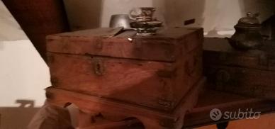 casse legno porta spezie antiche