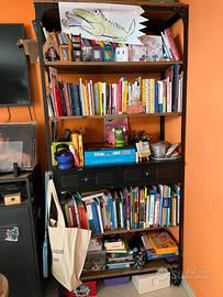 Libreria in metallo stile Industrial