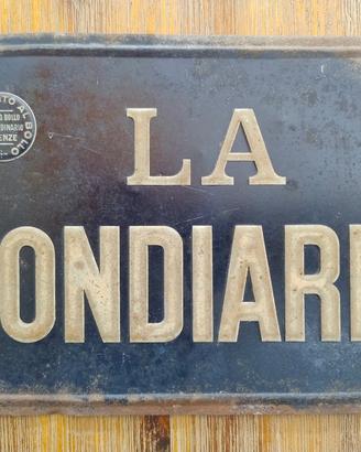 Targa incendio di ASSICURAZIONI 