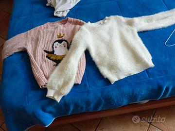 maglioni 4/5 anni bimba