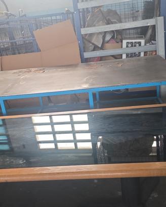 Tavolo riunioni vetro 300x100 cm