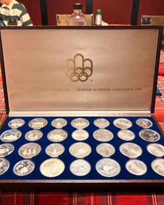 Monete olimpiadi Montreal 1976 in argento