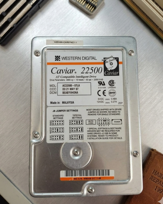 Hard Disk Western Digital Caviar 2.5GB VINTAGE