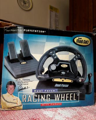Volante e pedali Mad Catz Dual Force Racing Wheel