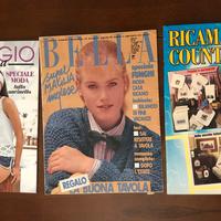 Riviste e Libri uncinetto/filet/punto croce/maglia