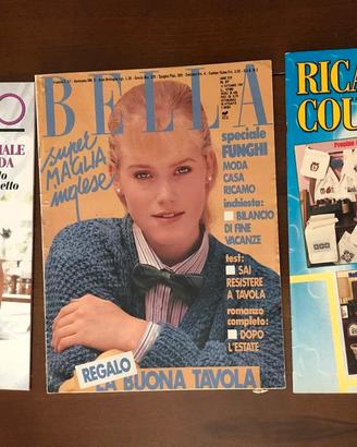 Riviste e Libri uncinetto/filet/punto croce/maglia