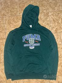 Felpa Puma Sports Legacy 1948 Verde Taglia L