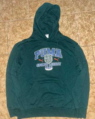 Felpa Puma Sports Legacy 1948 Verde Taglia L