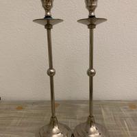 Coppia Candelabri in stile silver