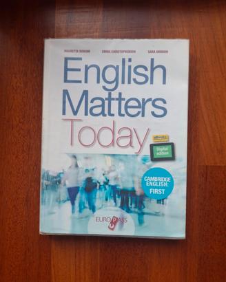 Libro di inglese: English matters today