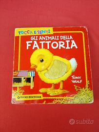 libro "Gli animali della fattoria" bambini
