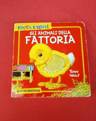 libro "Gli animali della fattoria" bambini