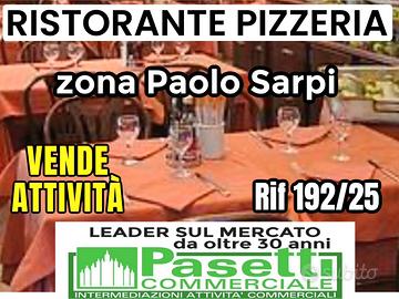 RISTORANTE PIZZERIA in zona Paolo Sarpi