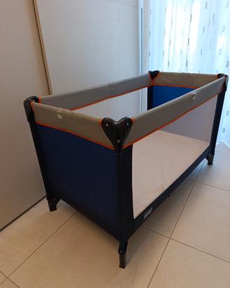 lettino campeggio Poupy con materasso pieghevole