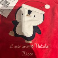 Tutina di natale con bavaglino