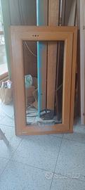 finestra ribalta legno alluminio  105 x 60