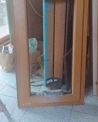 finestra ribalta legno alluminio  105 x 60