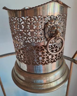 Portabottiglie vintage in argento placcato