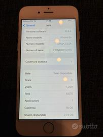 Iphone 6s Silver 16gb