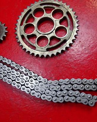 CATENA CORONA PIGNONE DUCATI HYPERMOTARD 796