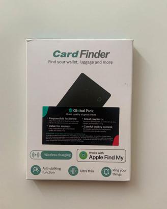 Card Finder tracker - Compatibile Apple Dov’è