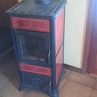 Stufa legna edil-kamin con tubisteria
