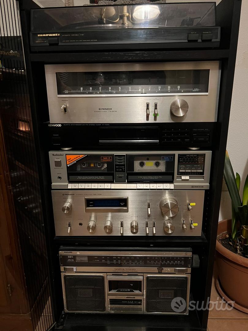 Radio PioneerTX608, amplificatore Pioneer SA708 Audio/Video In
