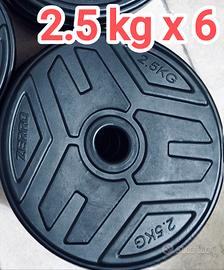 Set dischi sabbia foro 30 mm, 6 pezzi da 2.5 kg