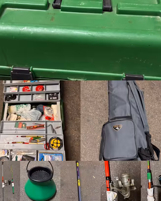 Attrezzatura da pesca completa