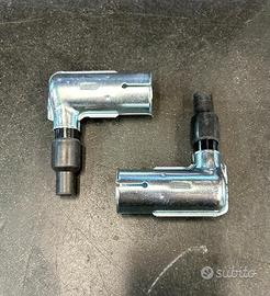 Coppia pipette candele moto guzzi v35 v50 v65