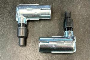 Coppia pipette candele moto guzzi v35 v50 v65