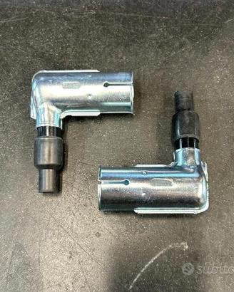Coppia pipette candele moto guzzi v35 v50 v65