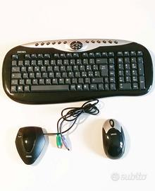 Tastiera - mouse - ricevitore WIRELESS SIGMA