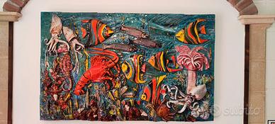 quadro in ceramica di Grottaglie.