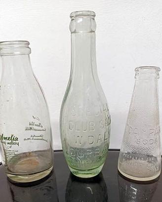 3 bottiglie vintage\antiche - leggi l'annuncio