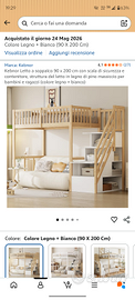 Letto a soppalco singolo
