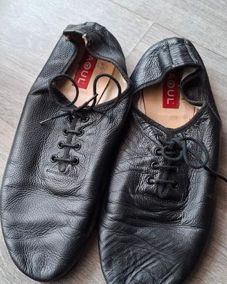 Scarpe da ballo basse, scarpe di jazz Paoul, pelle