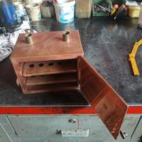 antico sterilizzatore per farmacia in rame