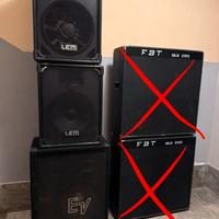 Casse Lem-Subwoofer Ev ANCHE SEPARATAMENTE