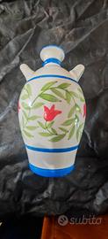 vaso vintage in ceramica artigianale 