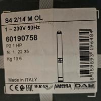 Pompa Immersione DAB S4 2/14 M OL