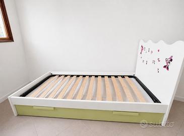 letto singolo più letto a scomparsa 