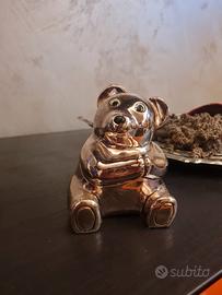 salvadanaio orsetto in argento 