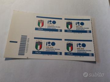 Francobolli Federazione Italiana Gioco Calcio 2018