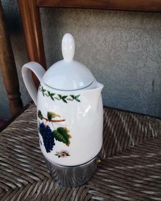 Caffettiera Maxwell Williams in allum. porcellana