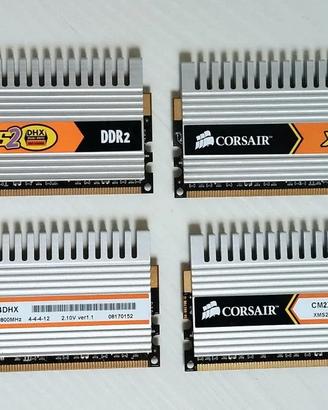 RAM Corsair XMS2 8GB (4x2GB) DDR2 800Mhz
