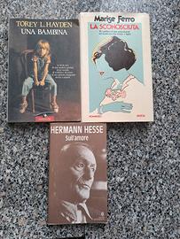 3 libri di narrativa 